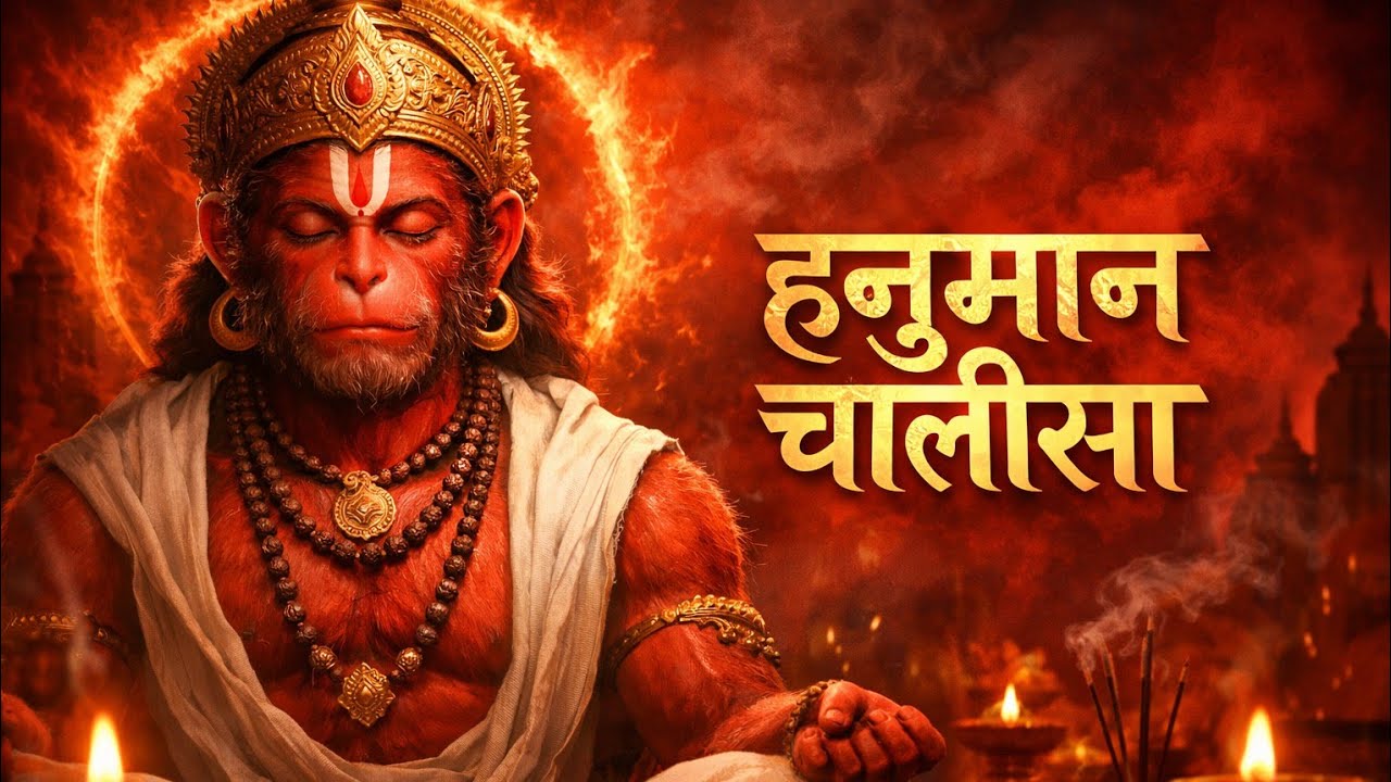 🚩Hanuman Chalisa | Divine Bhajan for Strength and Positivity #jaishreeram #hanuman #2026   