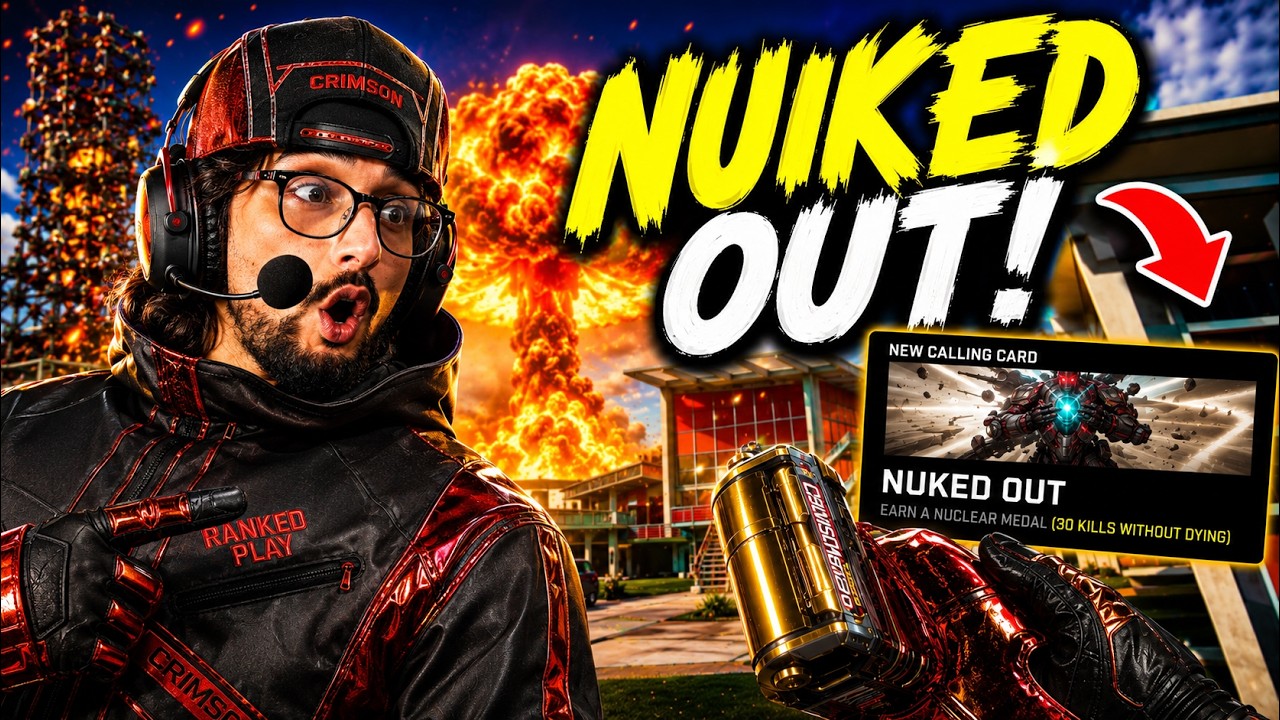 getting the hardest calling card in BO7... (Nuked Out)