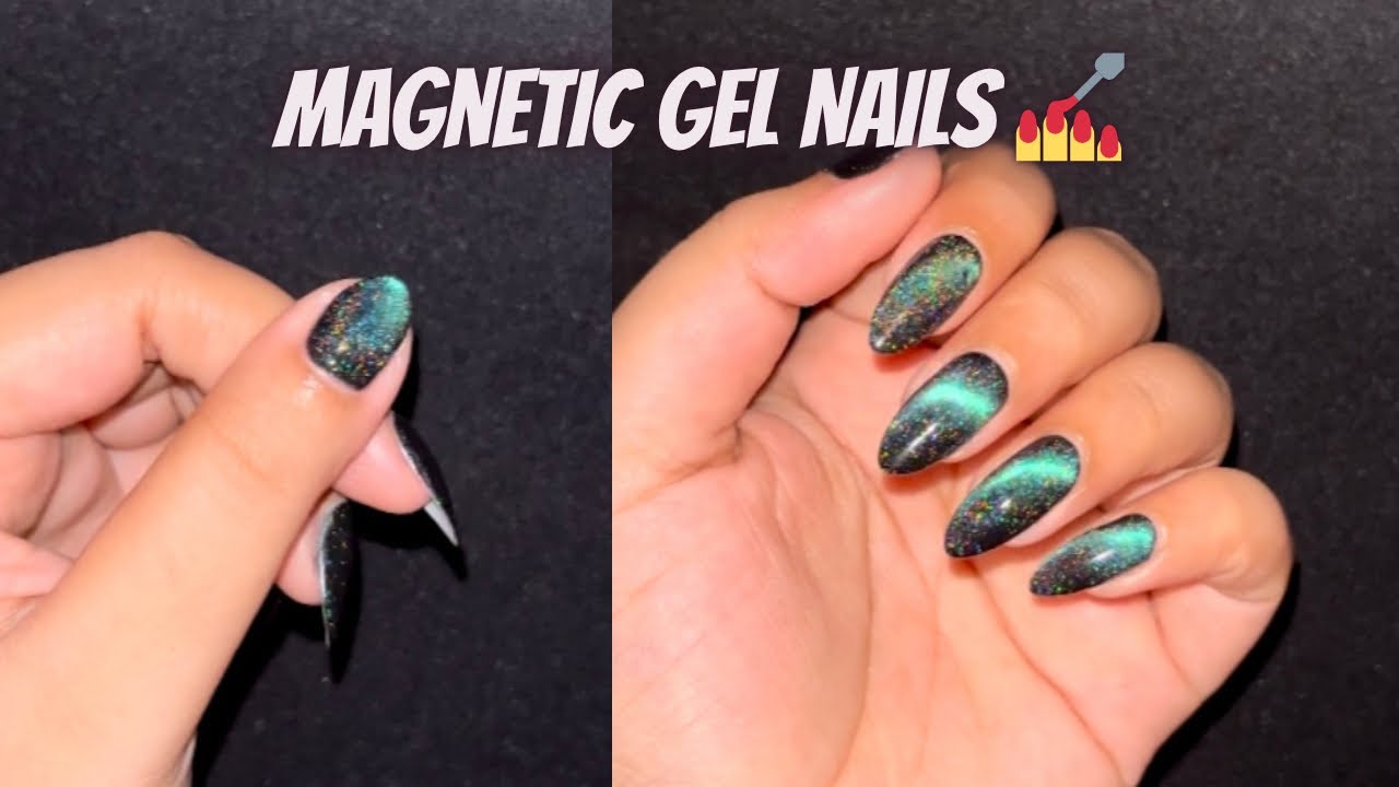 Gel Polish Application Step By Step Tutorial 💅| Salon Like Magnetic 🧲 Gel Nails at Home🏡 ✨|