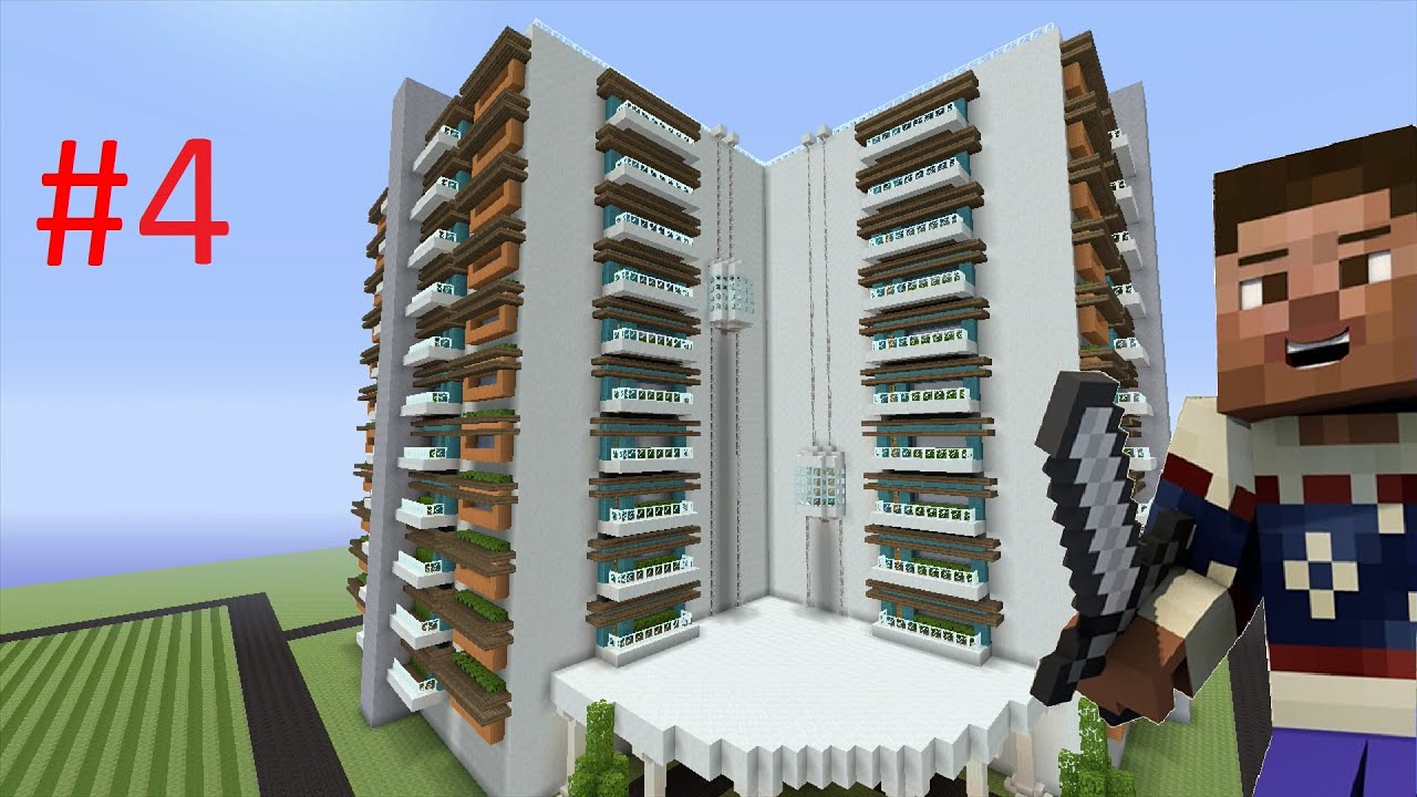 How to Build a Modern Hotel in Minecraft - Part 4