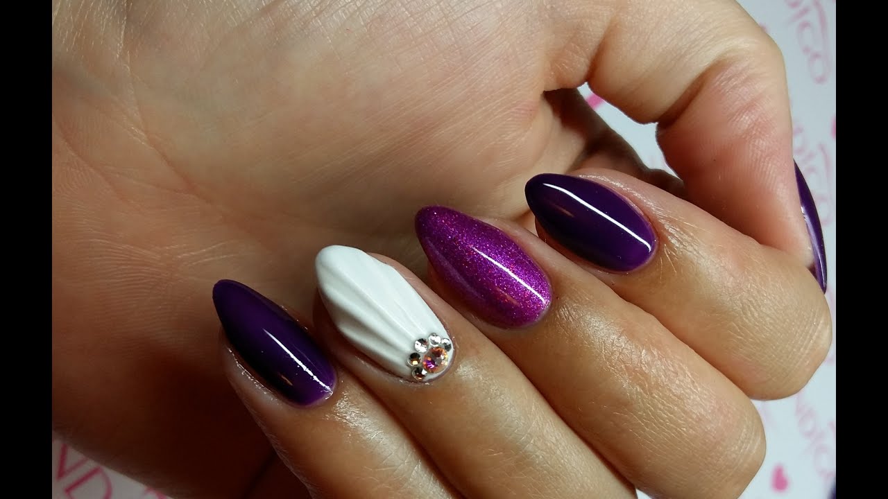 Shell nail art Efekt muszelki tutorial