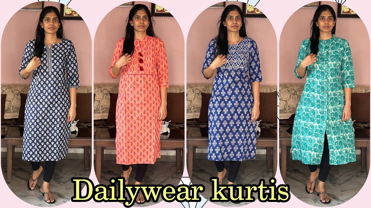 Affordable cotton Kurtis for Dailywear for women from amazon|dailywear kurtis|amazon haul|Ramya