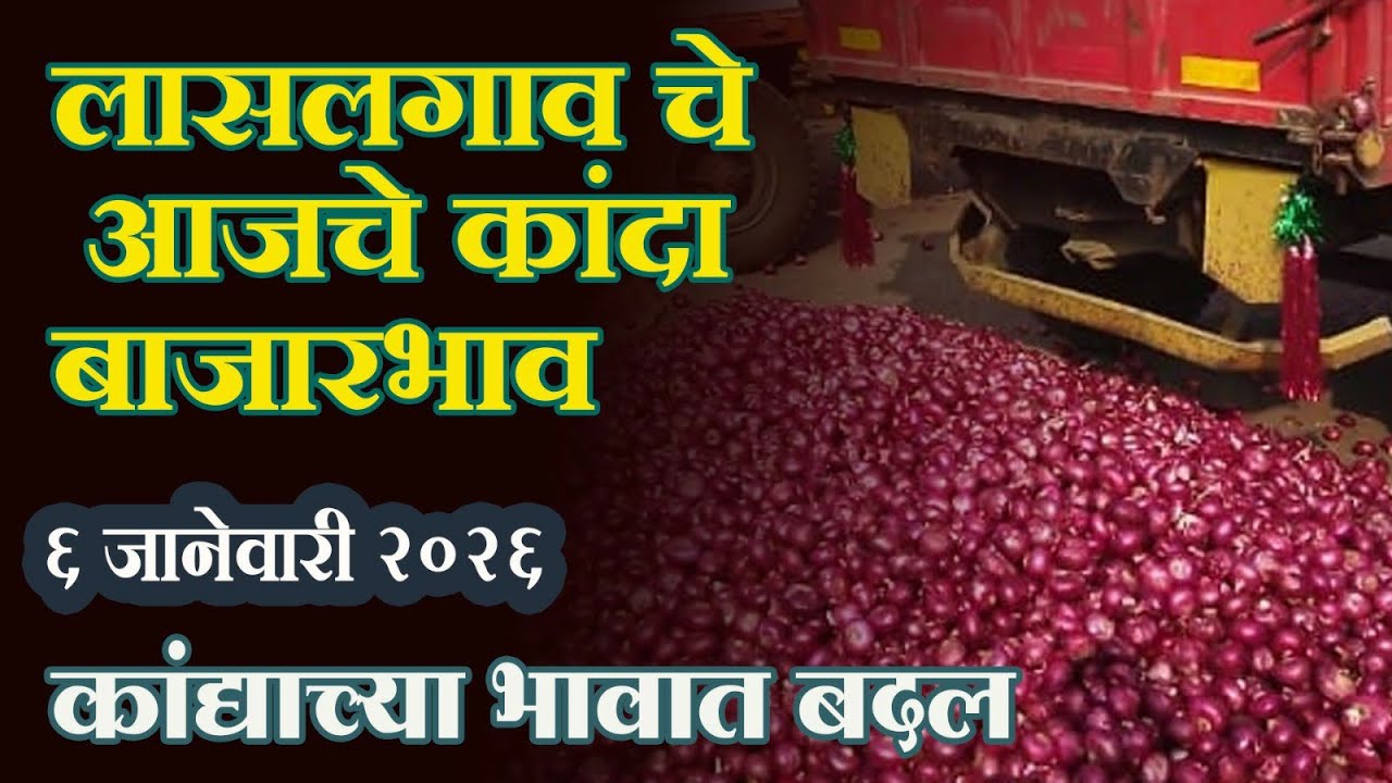 लासलगाव बाजार समिती आजचे कांदा बाजारभाव Lasalgaon Onion Market Rate Today 6 फेब्रुवारी 2026
