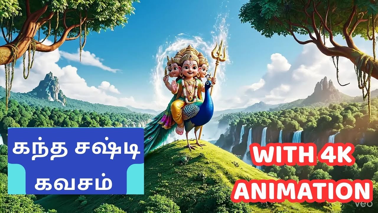 Kandha Sashti Kavasam Full | Murugan Devotional | AmmammaTamil Kids Bhakti Songs | Lord Murugan