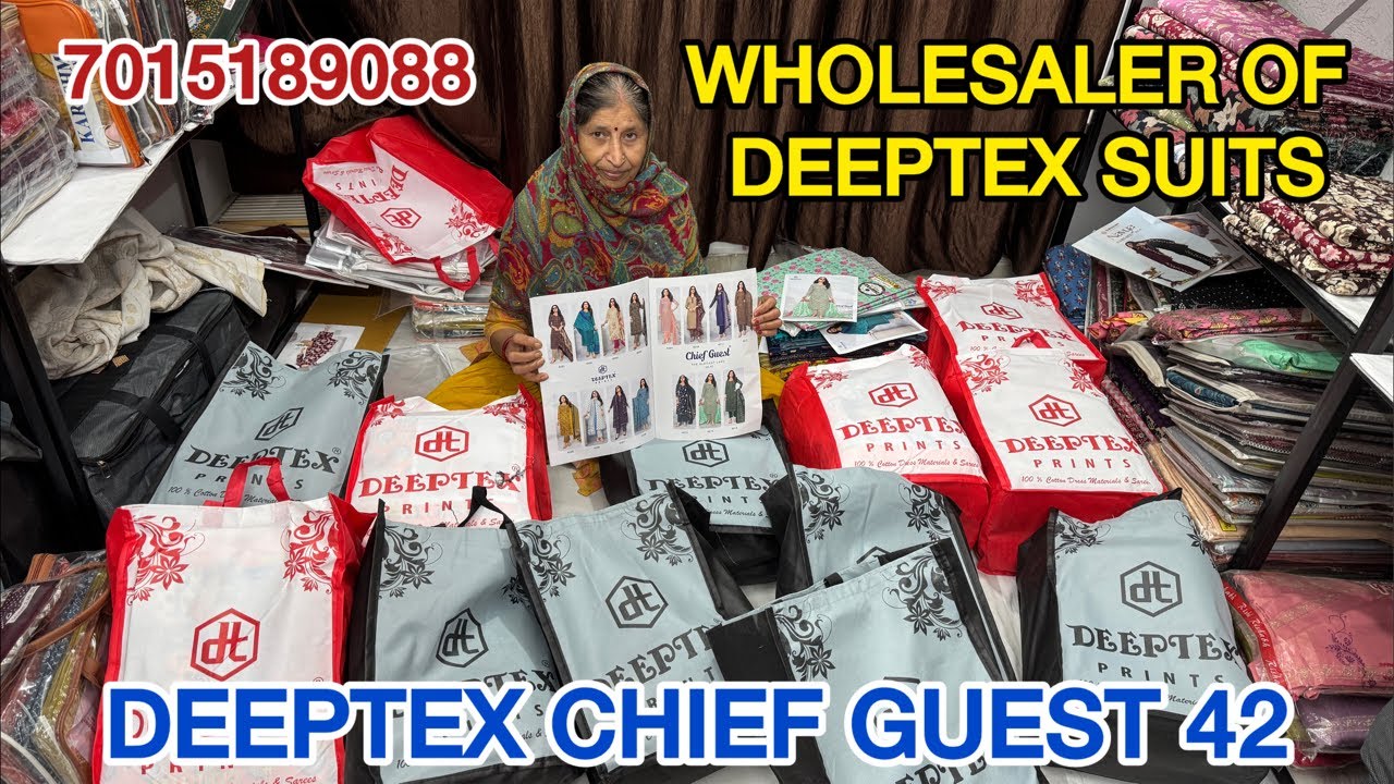 🔥 Deeptex Suits Vol 42 | Chief Guest 2.5m Top 2.5m Bottom 2.25m Dupatta @ ₹640 | Free Shipping🥰