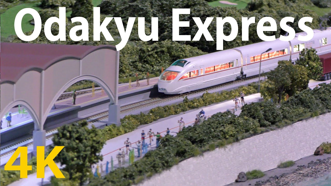 【箱根駅伝ジオラマ】箱根登山鉄道（スイッチバック）小田急ミュージアム（巨大ジオラマ）鉄道模型（HOゲージ）ミニチュア ワールド Miniature World