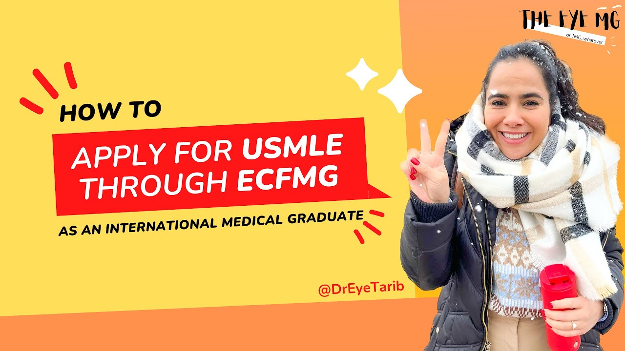An IMG's Guide to apply to USMLE exams through ECFMG : How to Start? | A Moroccan IMG Experience