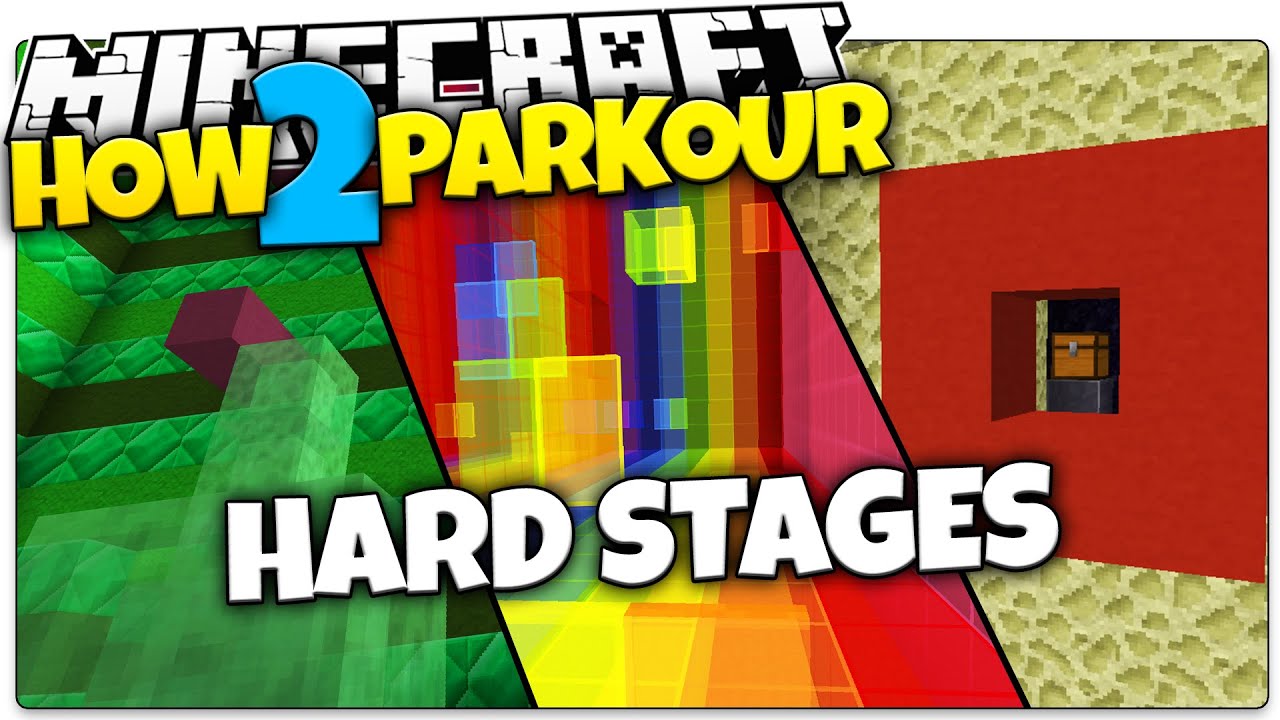 Minecraft | HOW 2 PARKOUR | Ender Pearl Parkour, Slime Jumps, Pane Hops (Minecraft How To Parkour)