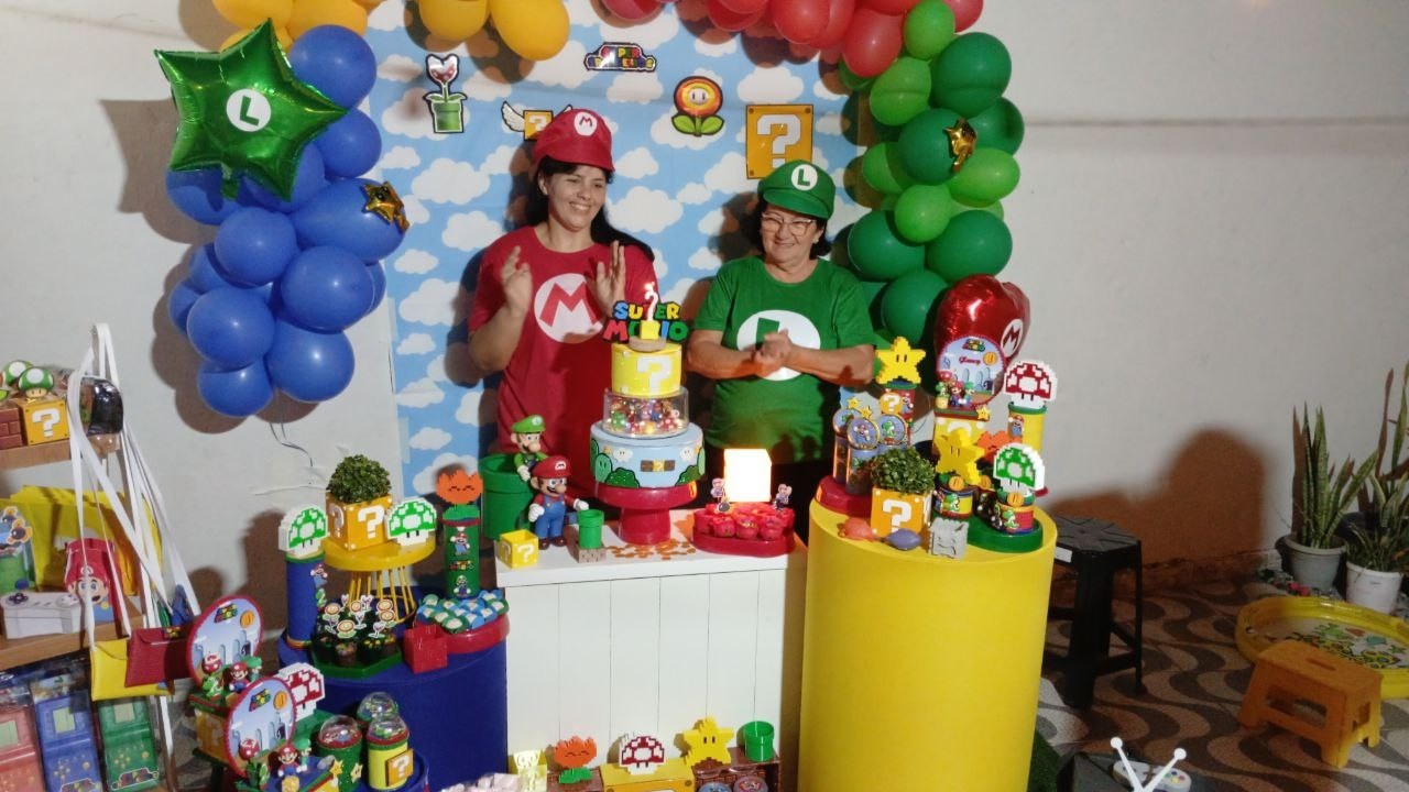 O QUE VOU USAR NA DECORAÇÃO - TEMA SUPER MARIO WORLD