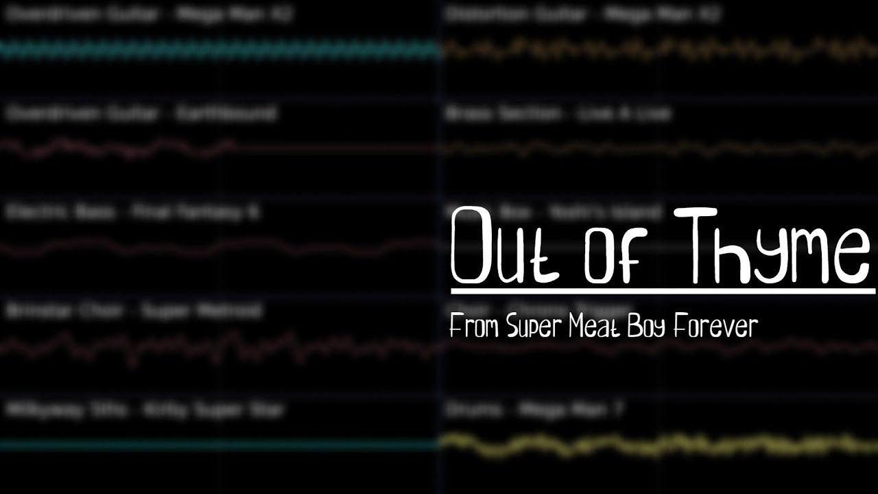 Out of Thyme from Super Meat Boy Forever Cover