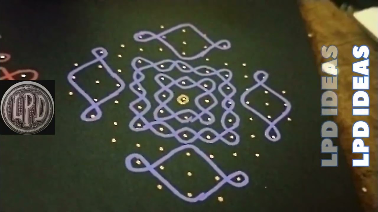 Shivankolam| Mahashivarathiri Kolam | Dots Shivan Lingam kolam| pulli Shivan Kolam|Lpdideas Kolam