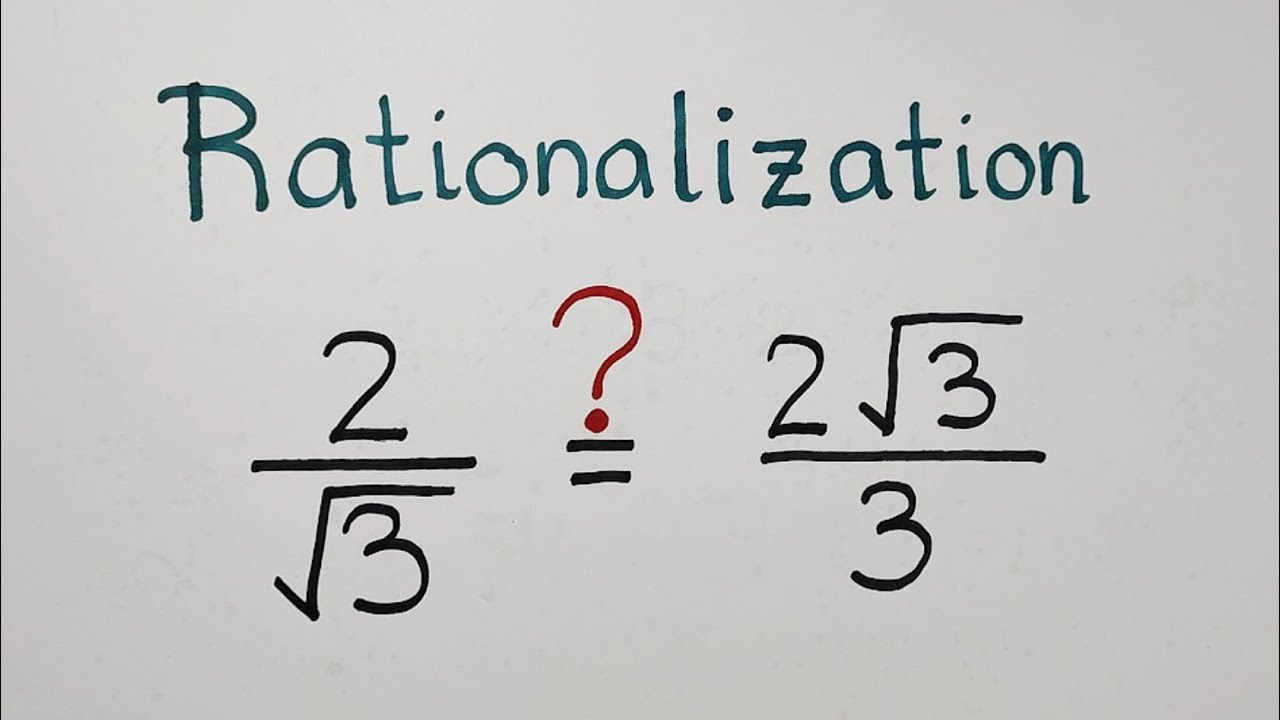 Simplifying Radical by Rationalizing Denominator - Conjugate