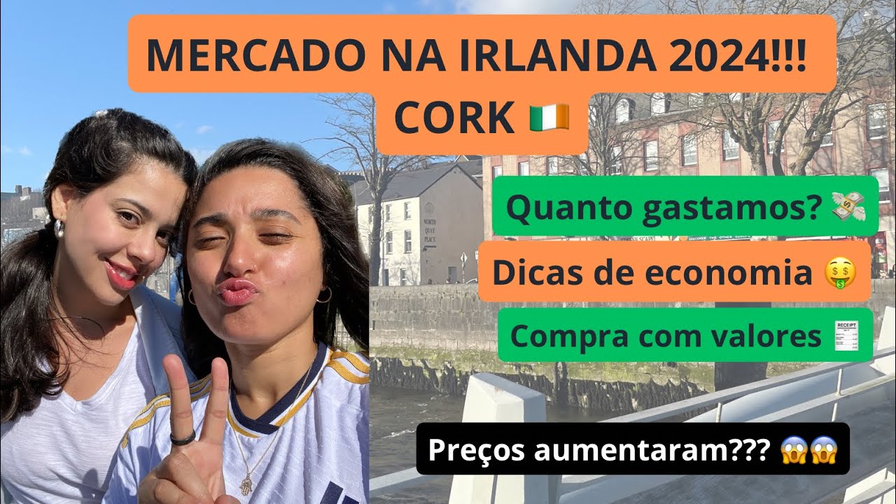 QUANTO GASTAMOS DE MERCADO EM CORK? TÁ MUITO CARO? #intercambio #irlanda #dicas #europa #mercado