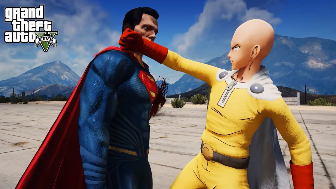 GTA 5 - Saitama VS Superman | Death Battle!