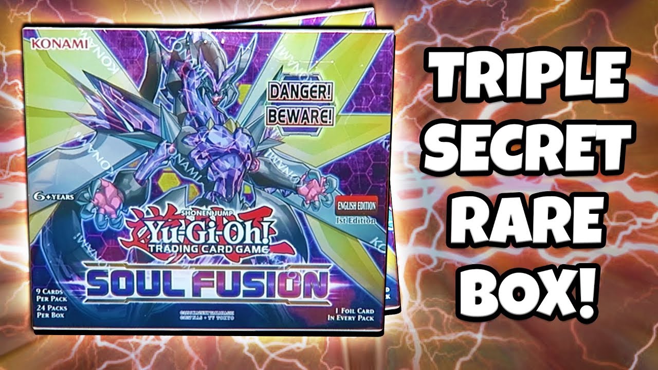 FACTORY ERROR BOX! YuGioh BEST SOUL FUSION BOOSTER BOX OPENING! TRIPLE SECRET RARE BOX!