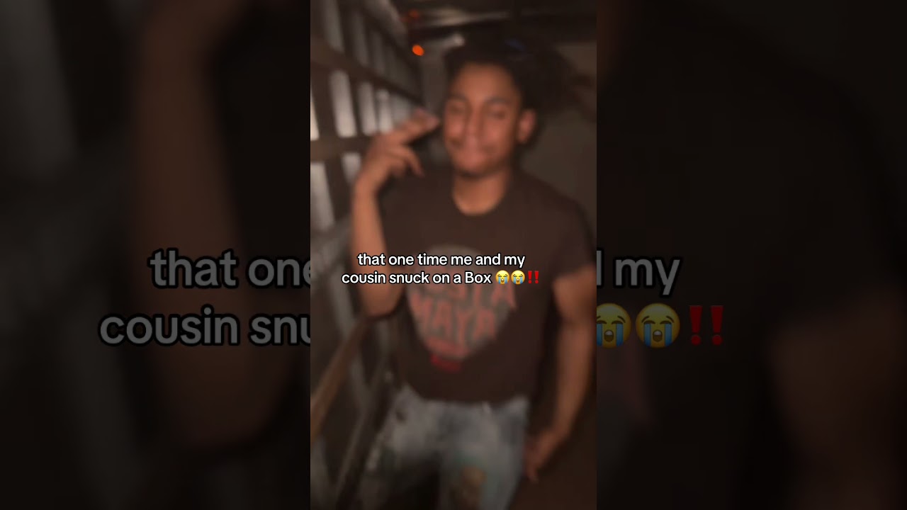 That one time me and my cousin snuck on a box truck 😭😭‼️ #crazytrucks #funny #shorts #subscribe