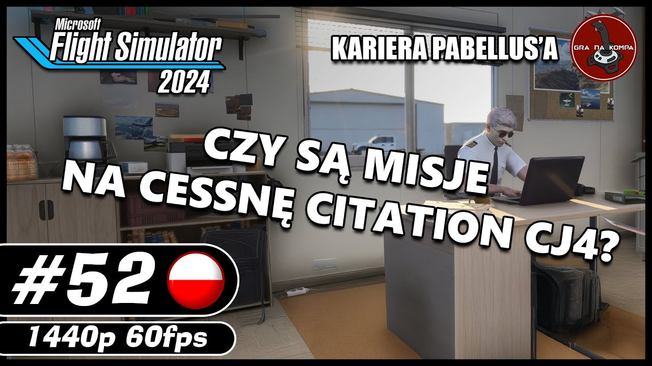Czy są misje na Cessnę Citation CJ4? || #52 || Microsoft Flight Simulator 2024