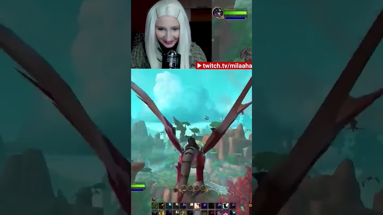 Гонки у вов 🤯 #worldofwarcraft #dragonflight #milaaha