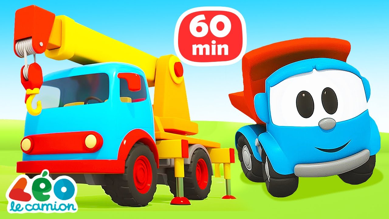 Léo construit des véhicules géniaux : camion de pompier, scooter, bus et plus encore !