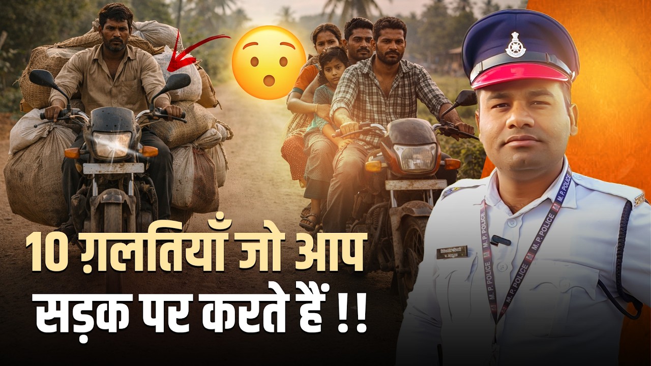 10 Road Mistakes जो हर रोज लोग करते हैं | Dangerous Road Habits ⚠️‼️
