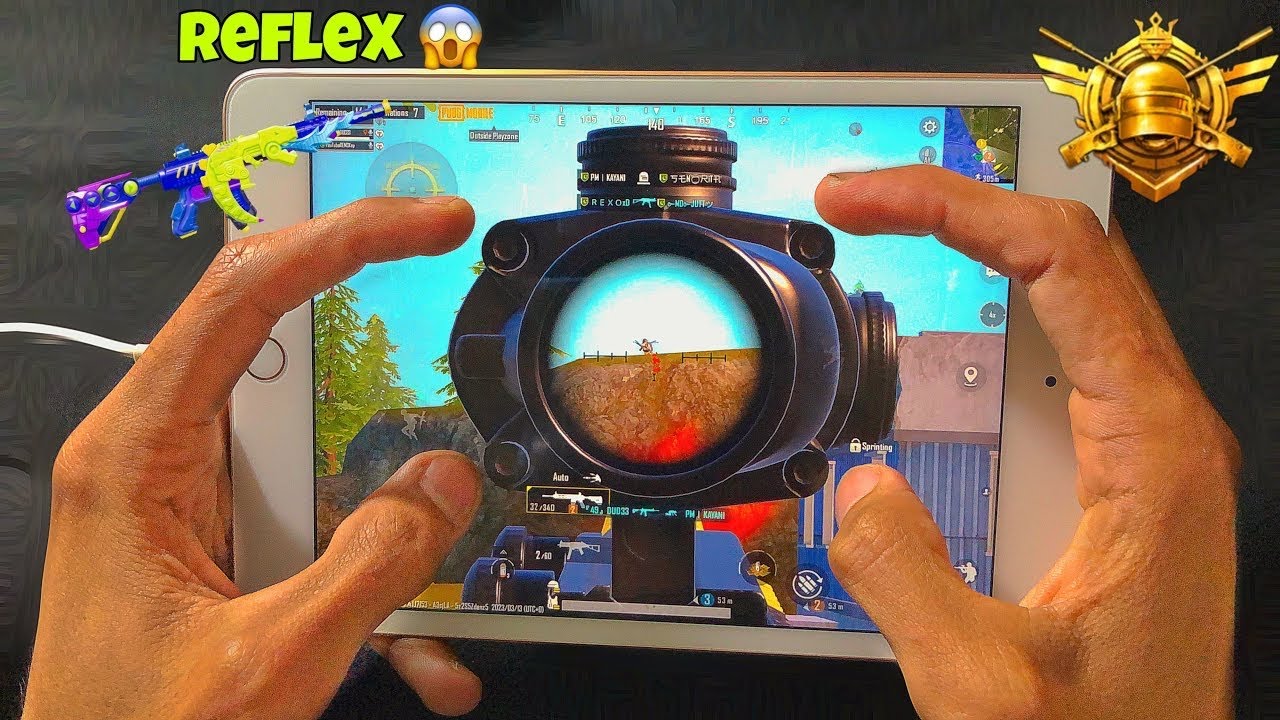 IPAD MINI 5 PUBG SQUAD WAPED 😳PUBG MOBILE |IPADMINI5 +4FINGERS FULL GYROSCOPE
