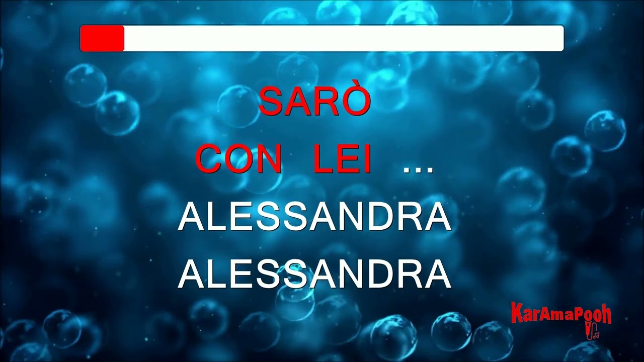 ALESSANDRA - KARAOKE POOH