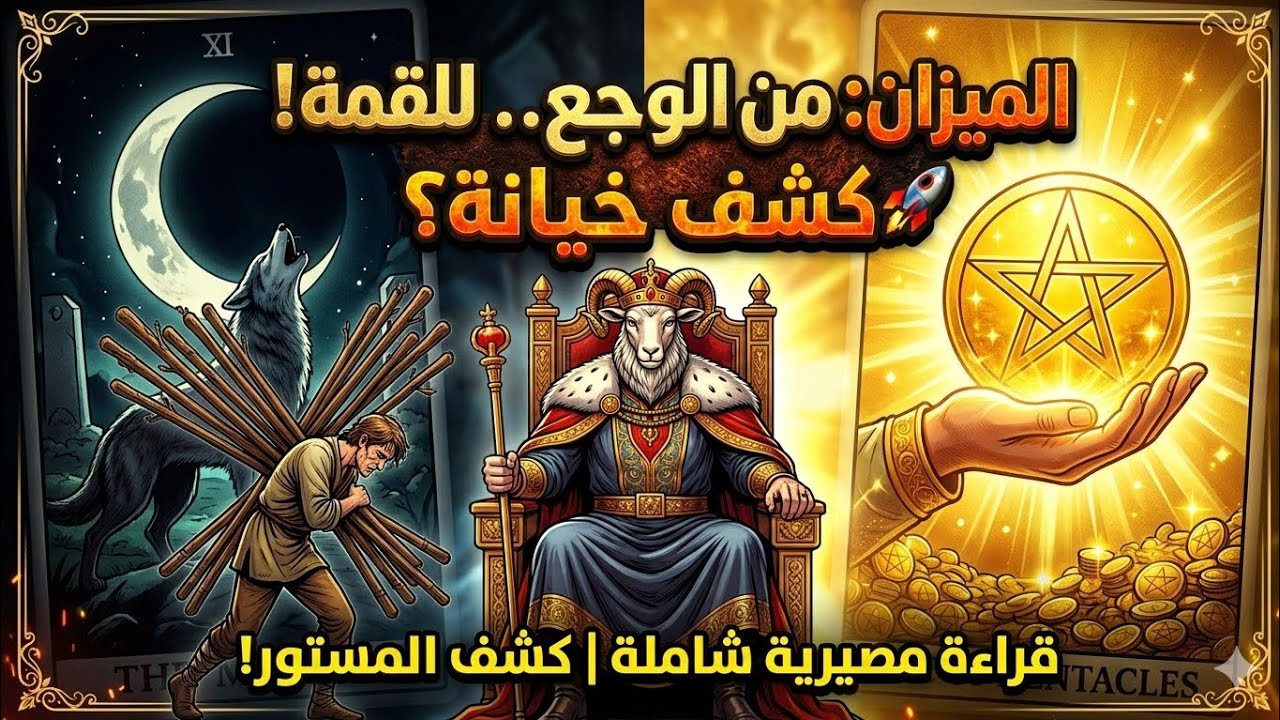 #برج_الميزان #تاروت #توقعات_الأبراج #الميزان_اليوم #كشف_المستور #قراءة_تاروت #تاروت_مصر