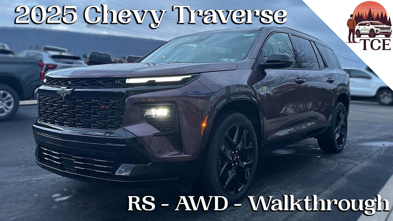 2025 Chevy Traverse RS AWD Walkthrough - Large SUV Done Right?