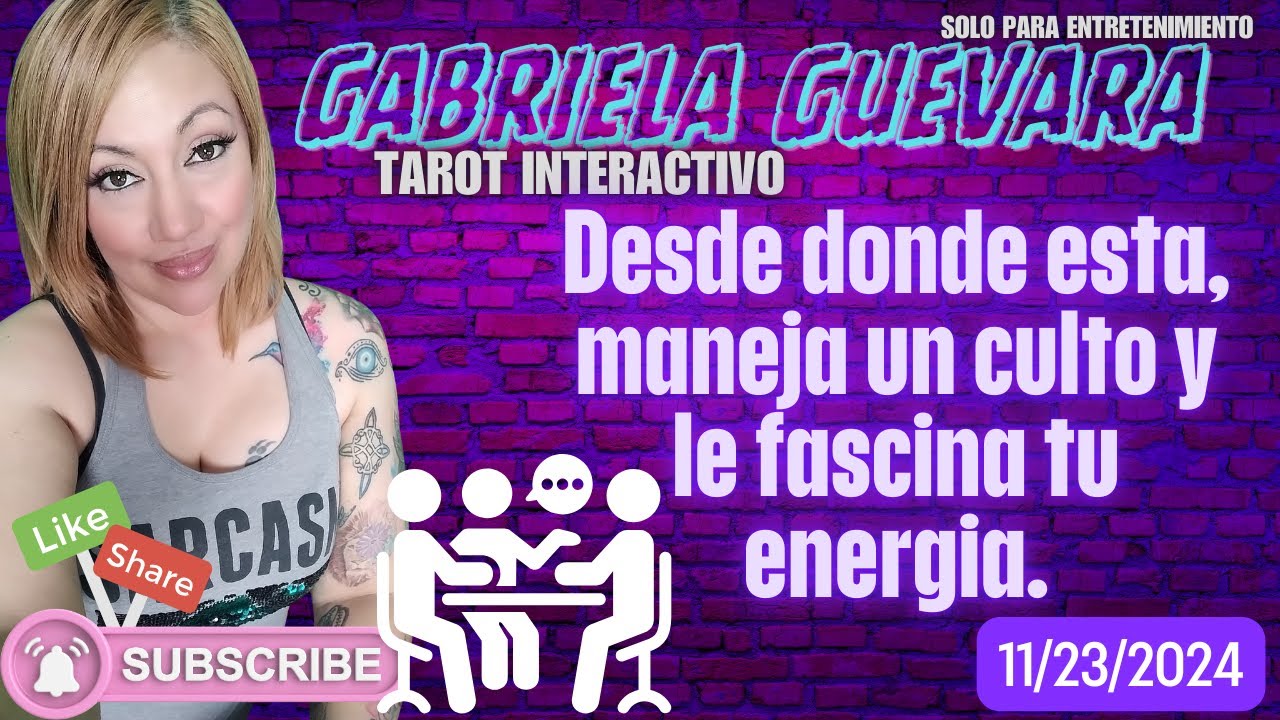 Tarot Colectivo - Desde donde esta, maneja un culto y le fascina tu energia.