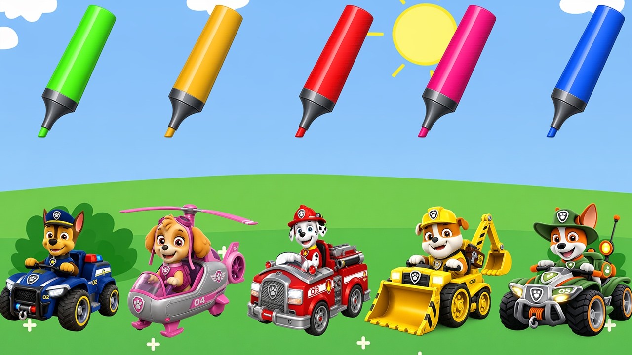 PAW Patrol and Friends Color Learning, Shape Matching & Dress Up Play PAW Patrol's Most PAWSOME 🦴🦴🦴