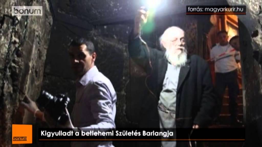 Kigyulladt a betlehemi Sz&uuml;let&eacute;s Barlangja