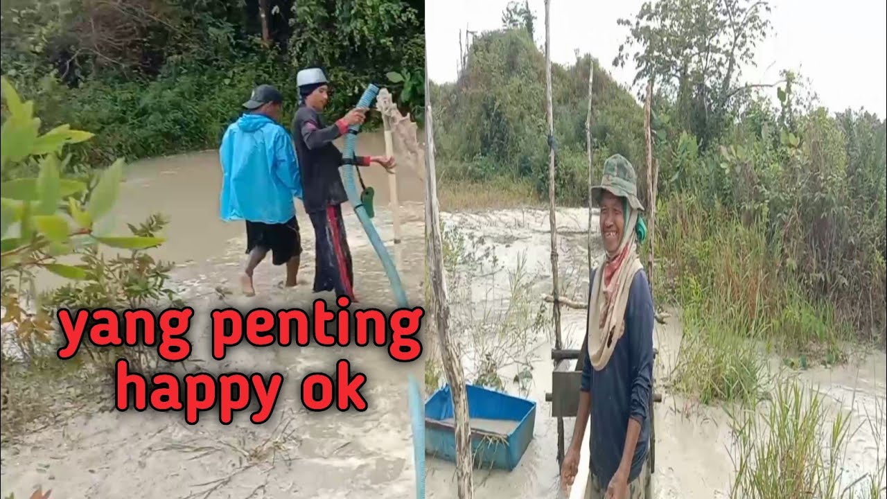 kegiatan sehari2 menambang timah (ngerajok)