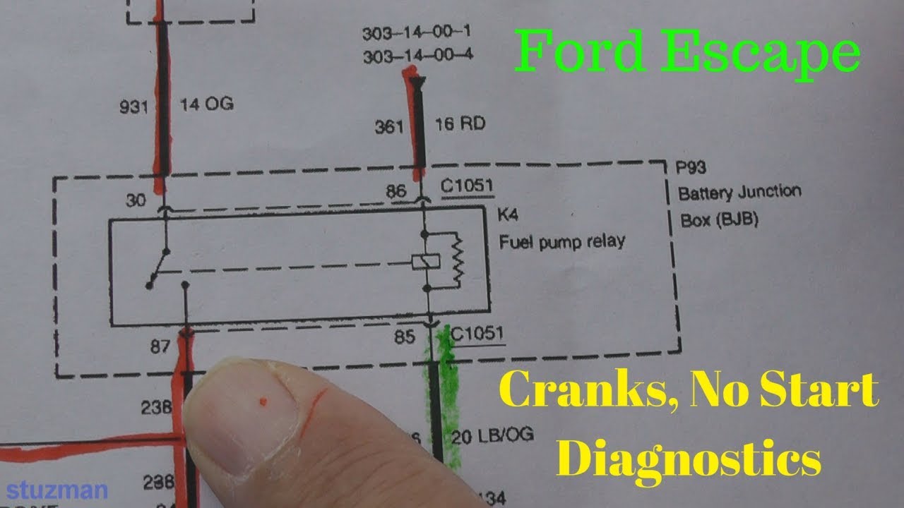 Ford Escape, Cranks, No Start Diagnostics