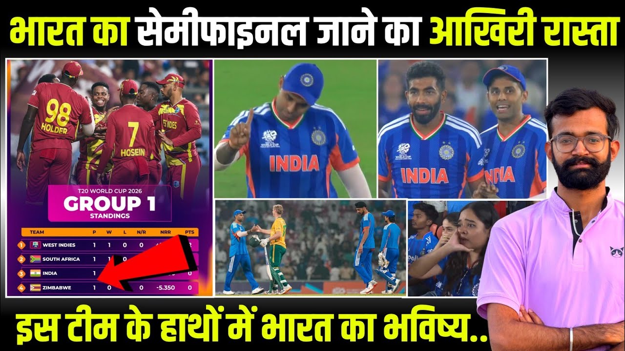 T20 World Cup 2026 Points Table | India Semifinal Mein Kaise Pahunchegi, india semifinal Scenario 