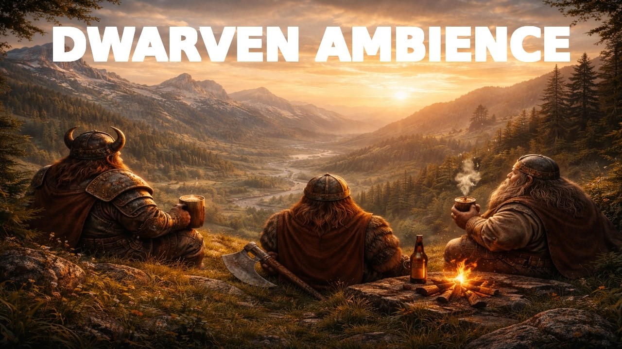 Fantasy Medieval Music for Focus & Relaxation | The Dwarf’s Long Mountain Journey