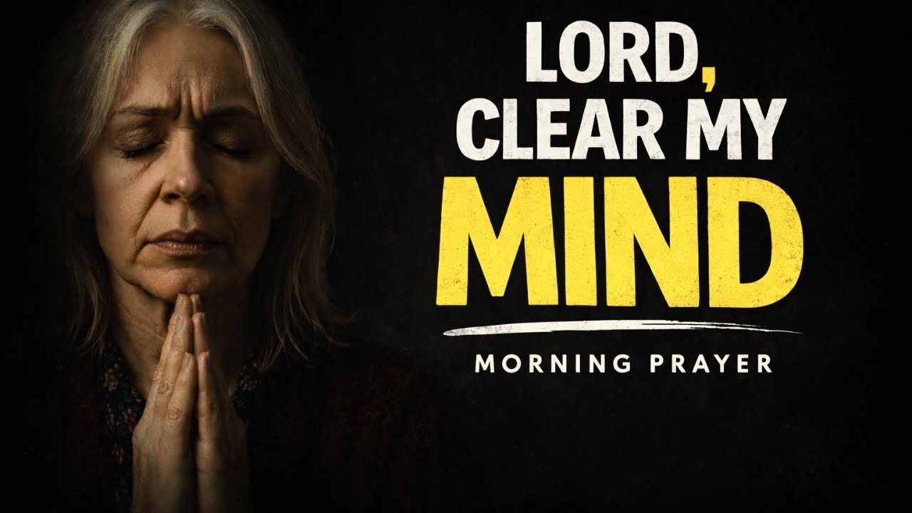 Lord, Clear My Mind and Focus My Spirit Today | Peaceful Morning Prayer