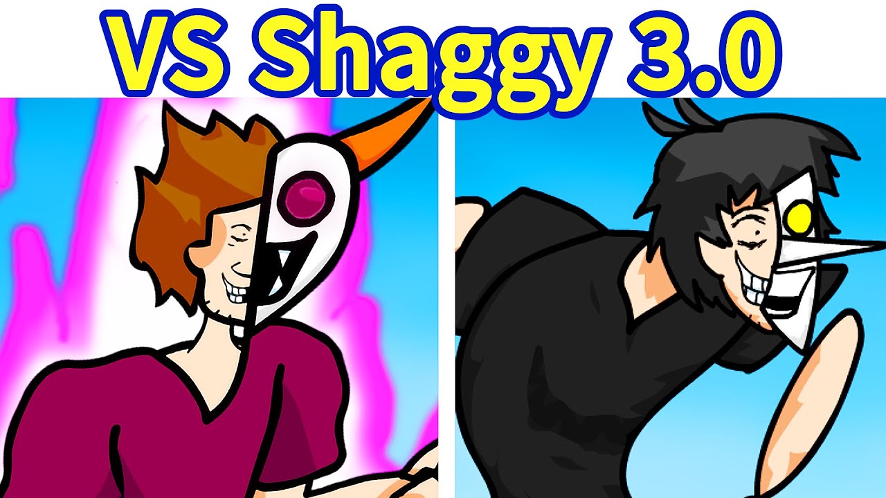 Friday Night Funkin': Shaggy 3.0 (Purple Shaggy, Spamton Shaggy) FULL WEEK + Secret Song [FNF Mod]