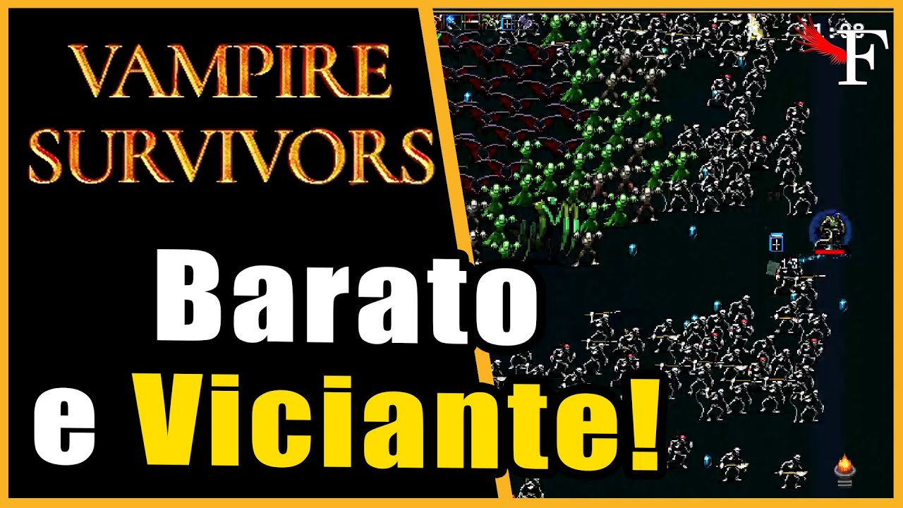 ROGUELIKE MUITO BARATO E VICIANTE - Vampire Survivors #1 PTBR