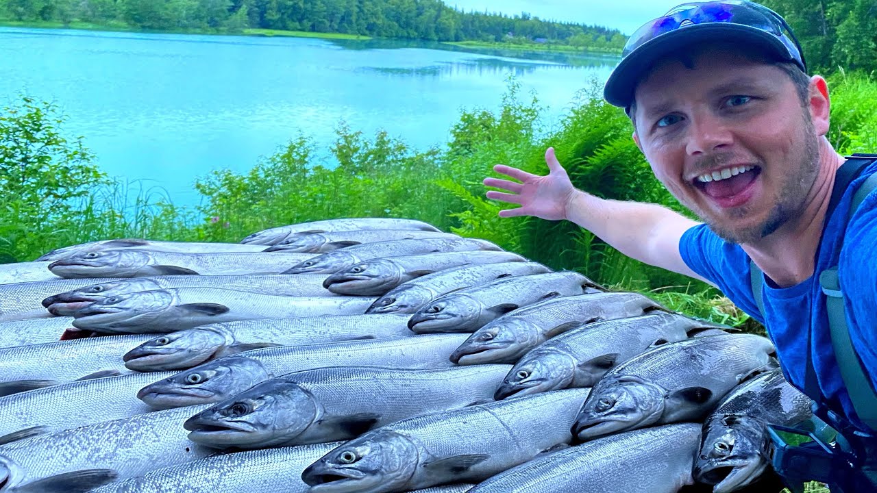 Alaska Sockeye Salmon Fishing when THIS Slammed Into Me!