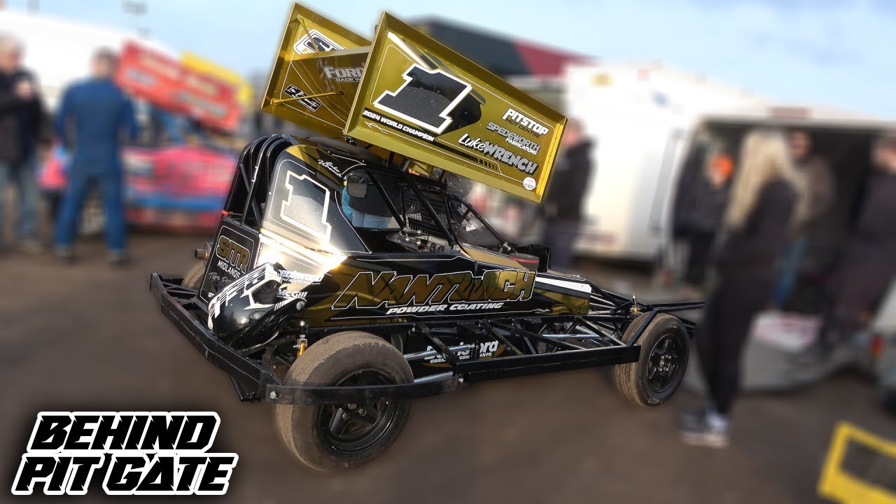 Behind Pit Gate - BriSCA F2 Stock Cars 2025