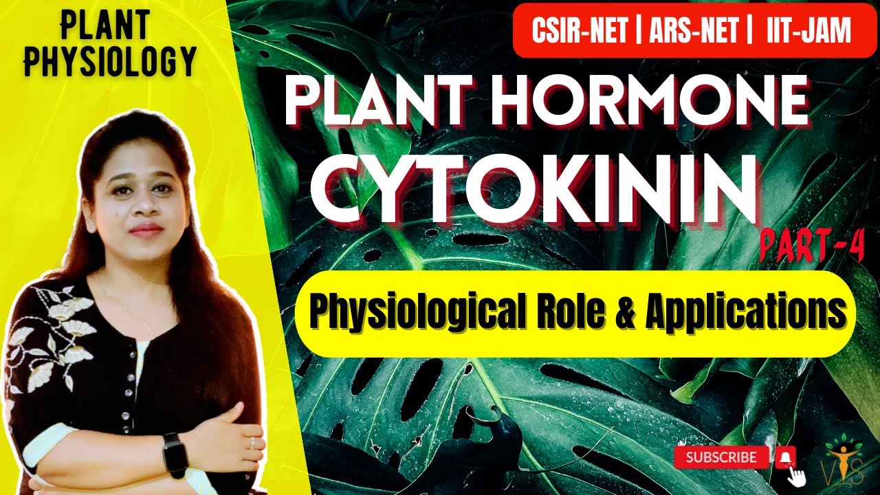 Plant Hormone Cytokinin (Part-4) Physiological Role | Function | Application | CSIR-NET