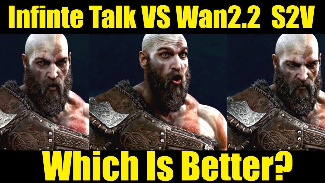 Infinite Talk VS WAN2.2 S2V | ComfyUI