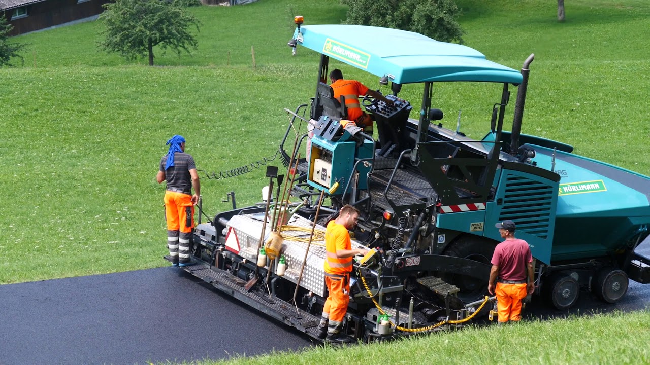 16. Juli 2019 - Neuer Strassenbelag oberhalb Tufertschwil SG