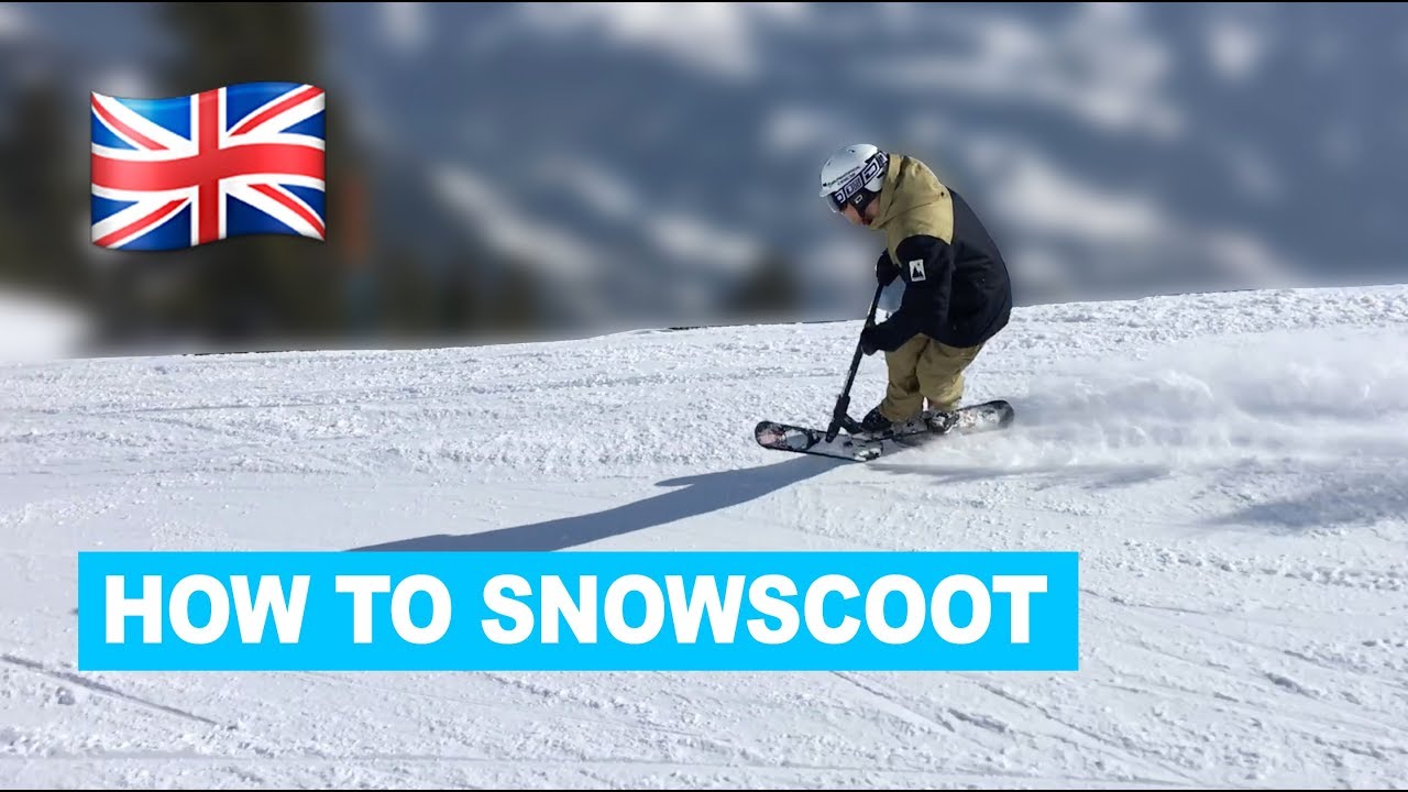 HOW TO RIDE A SNOWSCOOT (HOW TO SCOOT TUTORIAL) Learn the basis with BenJ Friant