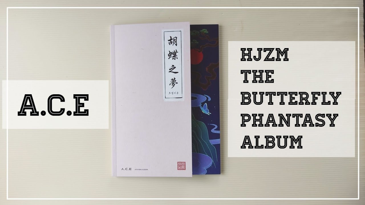 ASMR Unboxing ; A.C.E HJZM The Butterfly Phantasy Album