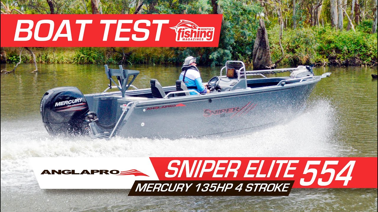 Tested | Anglapro Sniper 554 Elite with 135HP Mercury 4-Stroke