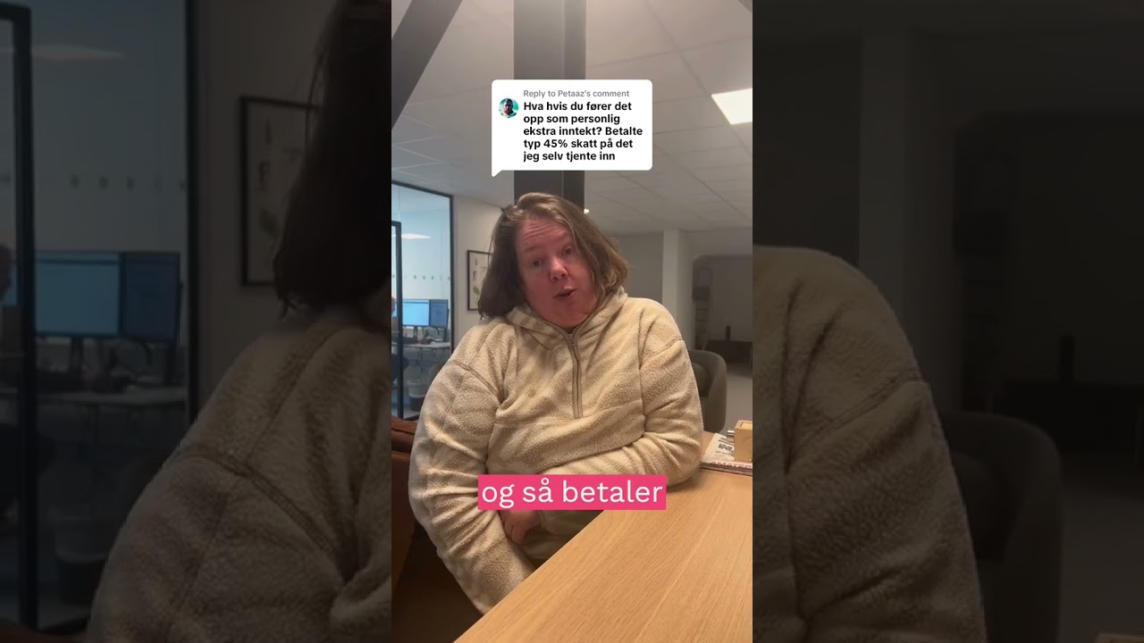 Hvordan fungerer det med skatt og ekstra personlig inntekt? #skatt #inntekt #regnskap #bedrift