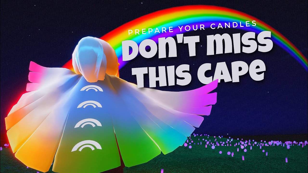 DON&rsquo;T MISS THIS - RAINBOW CAPE - REVIEW 🌈 | sky children of the light | Noob Mode