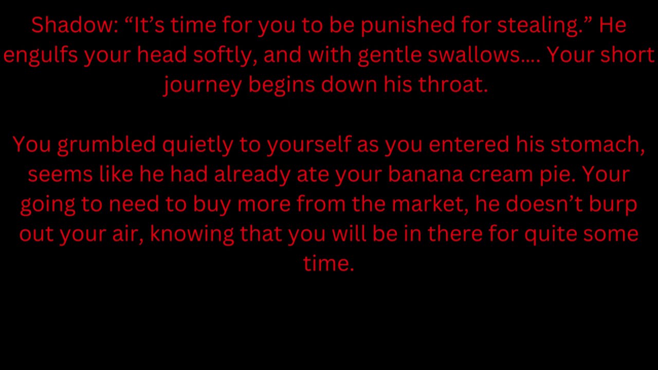 (Requested Audio) Shadow The Hedgehog (Soft Vore Audio POV))