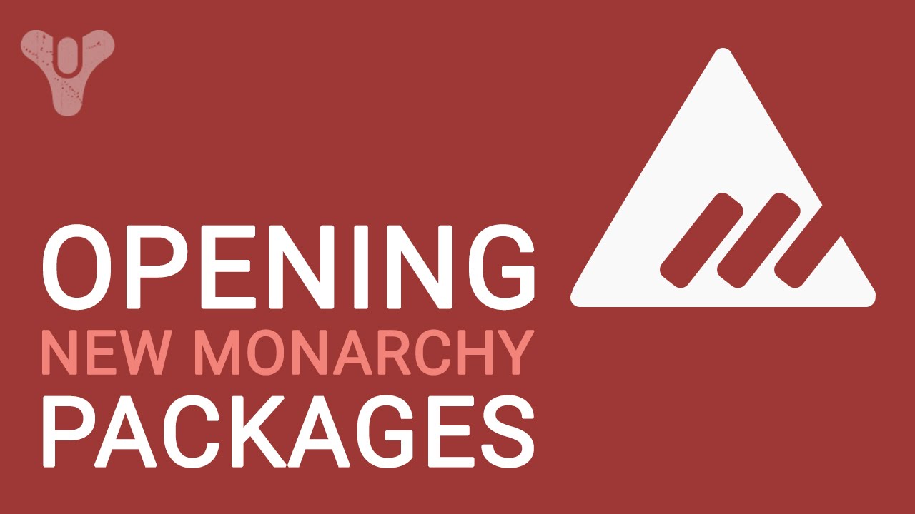 Destiny: Opening 10 New Monarchy Faction Packages